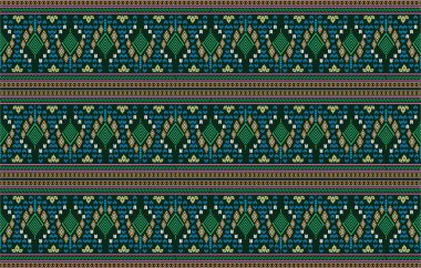 Maya Amerikan Yerlilerinin etnik motifleri geometrik kusursuzdur. Alışılmadık yerli Amerikan kabile motifleri geleneksel kumaş tasarımları giyerler. Meksika halk modası.