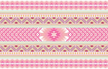 Kusursuz Ikat Deseni. Tekstil tasarımı, duvar kağıdı, yüzey dokuları, ambalaj kağıdı için soyut arkaplan.