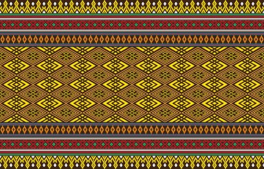 Kabile çizgili, pürüzsüz desen. Aztek geometrik vektör arkaplanı. Tekstil tasarımında, giysi, aksesuar, dekoratif kağıt, ambalaj, zarf, sırt çantası vs. yapımında kullanılabilir..