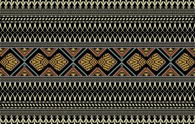 Kusursuz Ikat Deseni. Tekstil tasarımı, duvar kağıdı, yüzey dokuları, ambalaj kağıdı için soyut arkaplan.