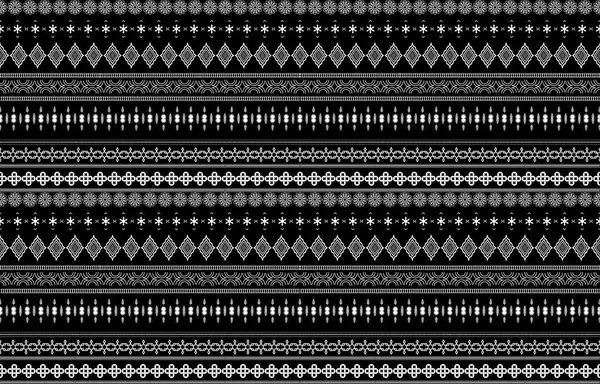 Etnik tek renkli, kusursuz desen. Aztek geometrik desenli bir arka plan. Kabile temalı bir baskı. Navajo halkından kumaş. Modern tarzda soyut duvar kâğıdı. Vektör biçiminde resimleme. Kağıt için tekstil tasarımı.