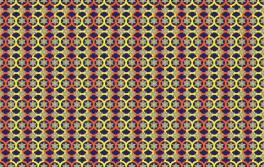 Etnik tarzda kusursuz vektör deseni. Geometrik arka planda kabile motifi. Kağıt, duvar kağıdı, kapak, tekstil, kumaş, giyim ve diğer malzemeler için yazdırma süslemeleri