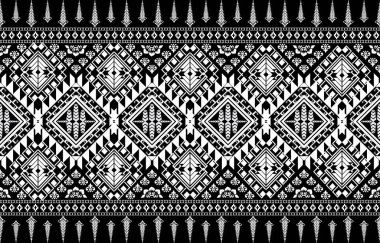 Arka plan, halı, duvar kağıdı, giyim, sarma, Batik, kumaş, vektör illustration.embroidery tarzı için geometrik etnik desen tasarım.