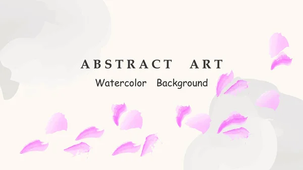 Abstract Art White Background Vector Luxury Wallpaper Colorful Earth Watercolors — Stock Vector