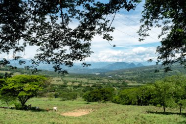 Güzel doğal uçurumların manzarası, La Pintada, Antioquia, Kolombiya