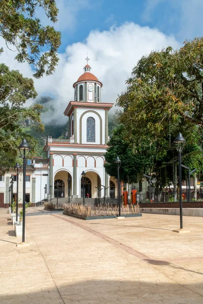Tamesis Antioquia Colombia 2020年6月22日 圣安东尼奥德泰梅西斯教区 绿树成荫 — 图库照片