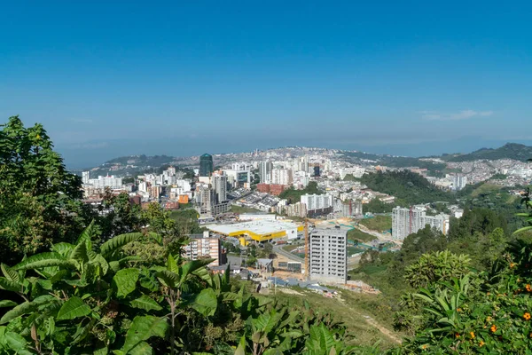Panoramic Urban Landscape City Blue Sky Manizales Caldas Antioquia — Stock Photo, Image