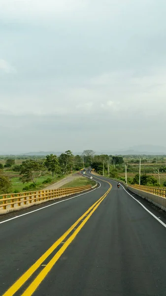 stock image Landscape on the Cartagena - San Onofre highway. Colombia.