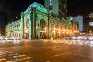 Antioquia Tren İstasyonu Eski Bina. Medellin, Antioquia, Kolombiya. 