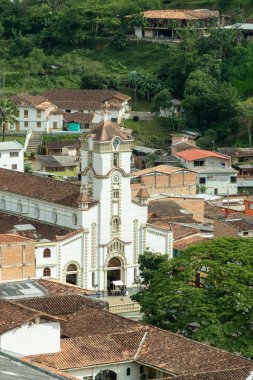 Salgar, Antioquia manzaralı manzara.