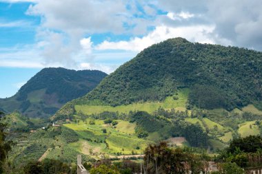 Jardin, Antioquia, Kolombiya manzaralı doğal manzara..