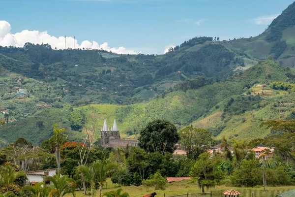 哥伦比亚安蒂奥基亚省Jardin镇自然景观 — 图库照片