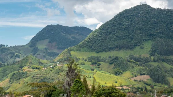 Natuurlandschap Met Uitzicht Stad Jardin Antioquia Colombië — Stockfoto