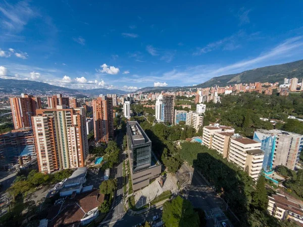 stock image Panoramic landscape overlooking the Poblado from the New York hotel.