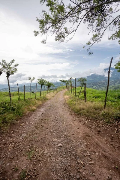 구름낀 아름다운 Tamesis Antioquia Colombia — 스톡 사진