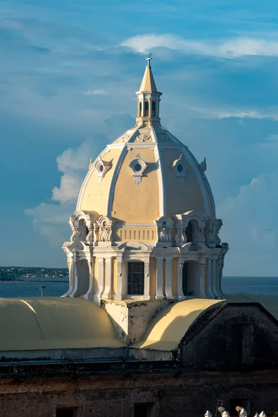 Cartagena Bolivar Colombia November 2021 San Pedro Claver Heiligdom Koepel — Stockfoto