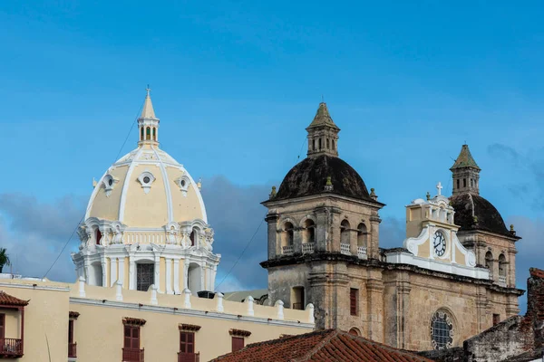 コロンビアのボリバル州カルタヘナ 2021年11月3日サン ペドロ クラバー教会建築 — ストック写真