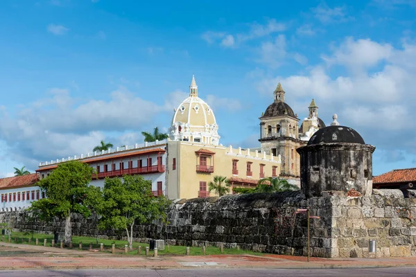 Cartagena Bolívar Colombia Noviembre 2021 Arquitectura Iglesia San Pedro Claver —  Fotos de Stock