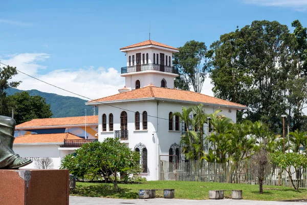 San José Costa Rica Augustus 2021 Architectuur Gevel Van Een — Stockfoto