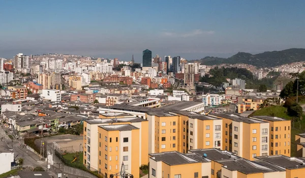 Panoramic Urban Landscape City Manizales Blue Sky Manizales Caldas Colombia — Stock Photo, Image