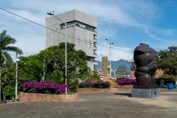 Медельїн Антіокія Колумбія Липня 2020 Року Будинок Едю Парку Сан — стокове фото