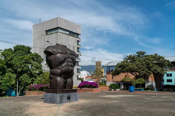 Medellín Antioquia Colômbia Julho 2020 Edifício Edu Parque San Antonio — Fotografia de Stock