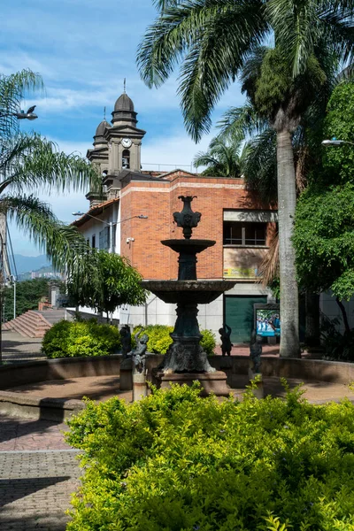 Medellin Antioquia Colombia Luglio 2020 Chiesa San Antonio Padua Cielo — Foto Stock