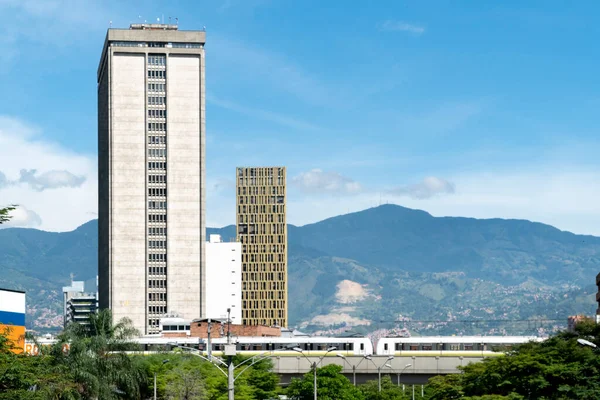 Medellin Antioquia Colombia Juli 2020 Domstols Och Libertad Byggnaden Med — Stockfoto