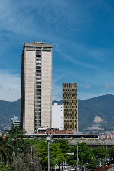 Medellin Antioquia Colombie Juillet 2020 Palais Justice Bâtiment Libertad Avec — Photo