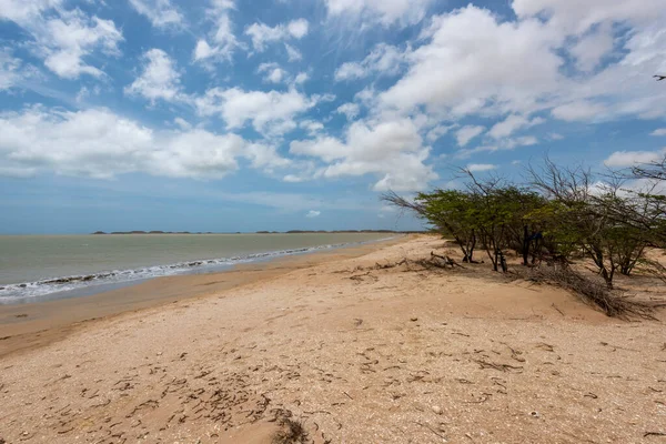 Strand Landschap Baha Portete Natuurlijk Nationaal Park Guajira Colombië — Stockfoto