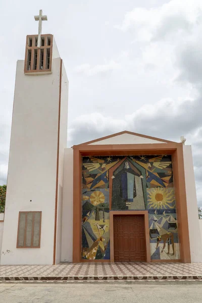 Manaure Guajira Colômbia Março 2019 Igreja Católica Santa Rita Casia — Fotografia de Stock