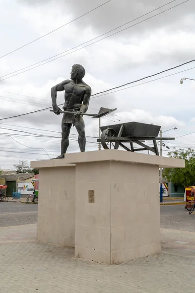 Manaure Guajira Colombie Mars 2019 Monument Aux Collectionneurs Sel — Photo