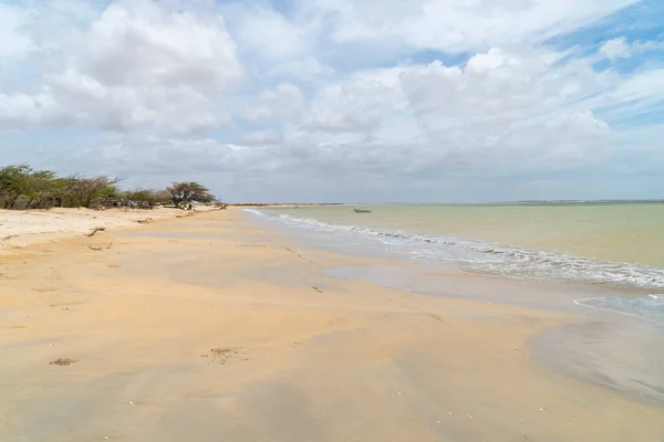 Paysage Panoramique Par Temps Ensoleillé Plage Cabo Vela Guajira Colombie — Photo