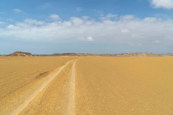 Panoramiczny Krajobraz Słoneczny Dzień Plaża Cabo Vela Guajira Kolumbia — Zdjęcie stockowe