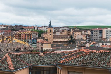 Romanesque church of San Milln and panoramic landscape overlooking the city.