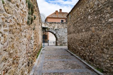 Segovia, Espaa. April 28, 2022: Famous Segovia walls and architecture view.
