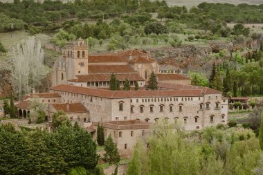 Segovia, Espaa. April 28, 2022: Santa Mara del Parral Monastery - Jernimos Monks OSH