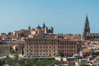 Toledo, Espaa. April 29, 2022: Panoramic city landscape with a view of the cathedral.