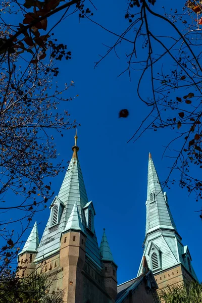 美国佐治亚州萨凡纳 2022年12月2日 韦斯利纪念碑联合卫理公会蓝天教堂 — 图库照片