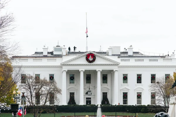 Washington United States Листопада 2022 Року Листівка Білого Дому Сірий — стокове фото
