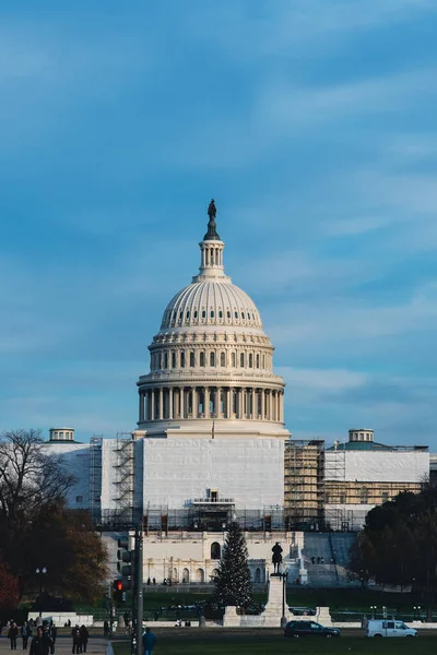 Waszyngton Stany Zjednoczone Listopada 2022 Kapitol Stanów Zjednoczonych Piękne Błękitne — Zdjęcie stockowe