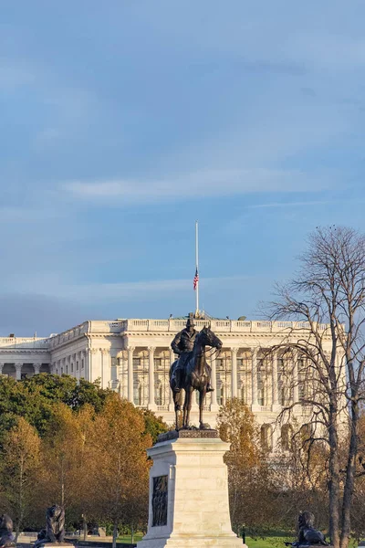Washington United States Листопада 2022 Року Кінна Статуя Капітолію Сша — стокове фото
