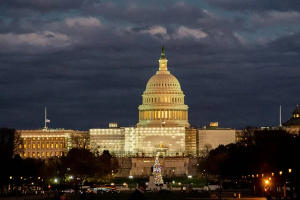 Washington Statele Unite Noiembrie 2022 Capitoliul Statelor Unite Cerul Albastru — Fotografie, imagine de stoc