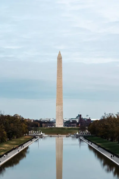 Washington États Unis Novembre 2022 Washington Monument Avec Ciel Bleu — Photo