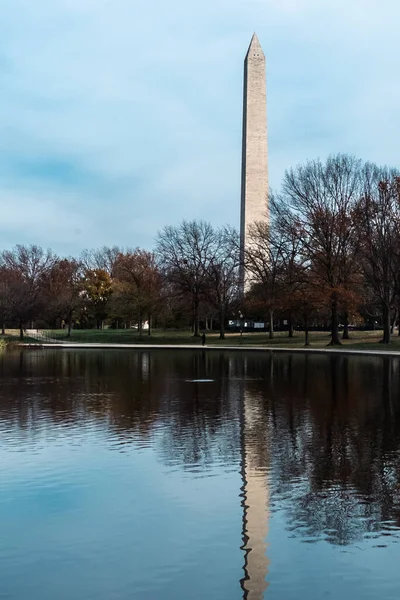 Washington Estados Unidos Noviembre 2022 Monumento Washington Con Cielo Azul — Foto de Stock