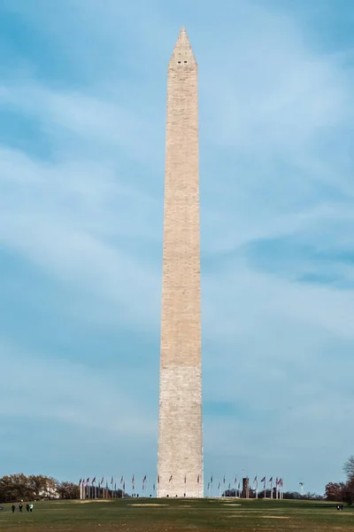 华盛顿特区 2022年11月29日 华盛顿蓝天纪念碑 — 图库照片