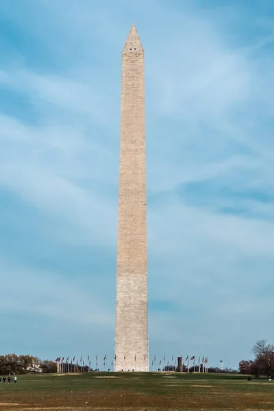 华盛顿特区 2022年11月29日 华盛顿蓝天纪念碑 — 图库照片