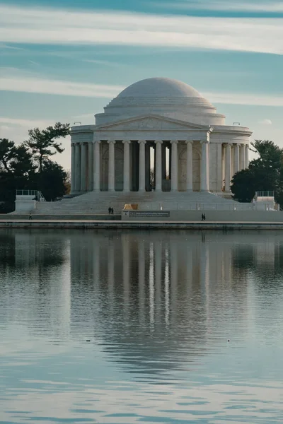 Washington Estados Unidos Novembro 2022 Thomas Jefferson Memorial Com Céu — Fotografia de Stock