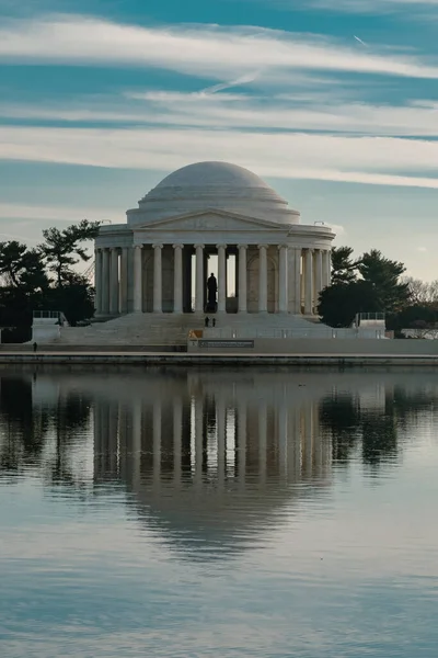 Washington Ηνωμένες Πολιτείες Νοεμβρίου 2022 Μνημείο Thomas Jefferson Γαλάζιο Ουρανό — Φωτογραφία Αρχείου