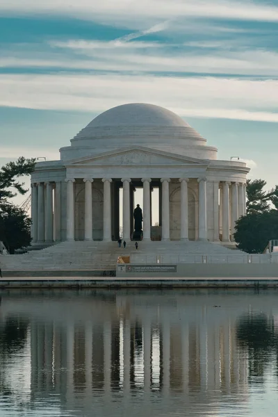 Washington Estados Unidos Novembro 2022 Thomas Jefferson Memorial Com Céu — Fotografia de Stock